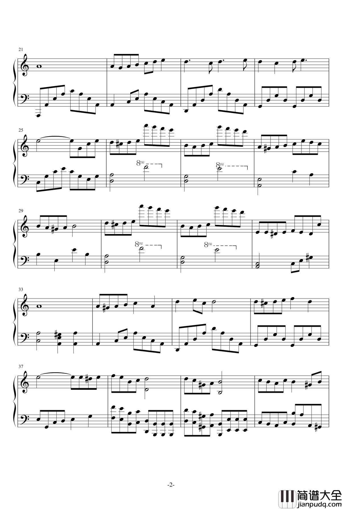 mi_mi_la钢琴谱_為妳而舞