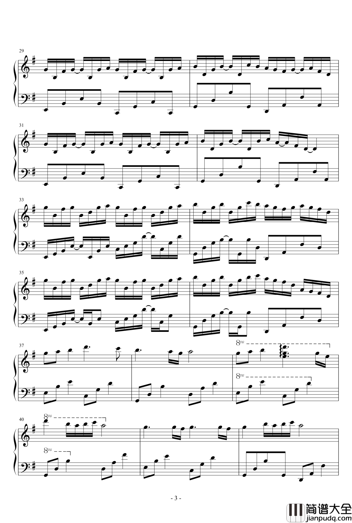 君の見える町钢琴谱_Chopinist