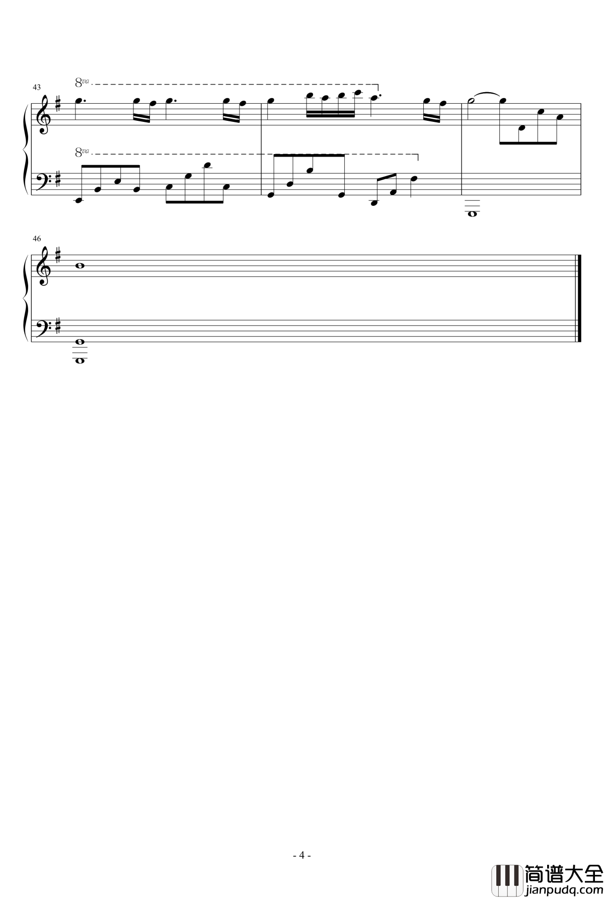 君の見える町钢琴谱_Chopinist