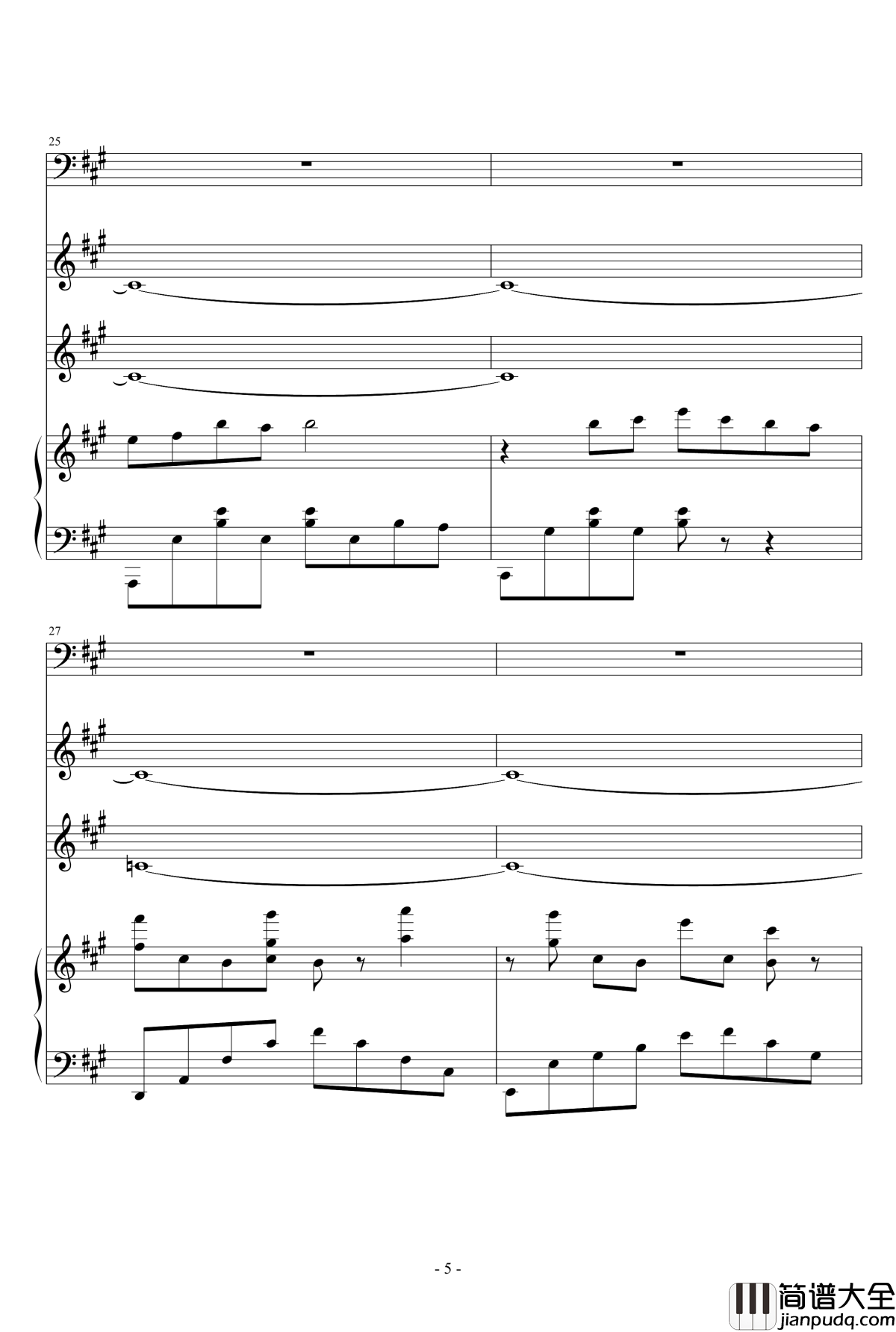 Escape钢琴谱_Ｓòrγy.