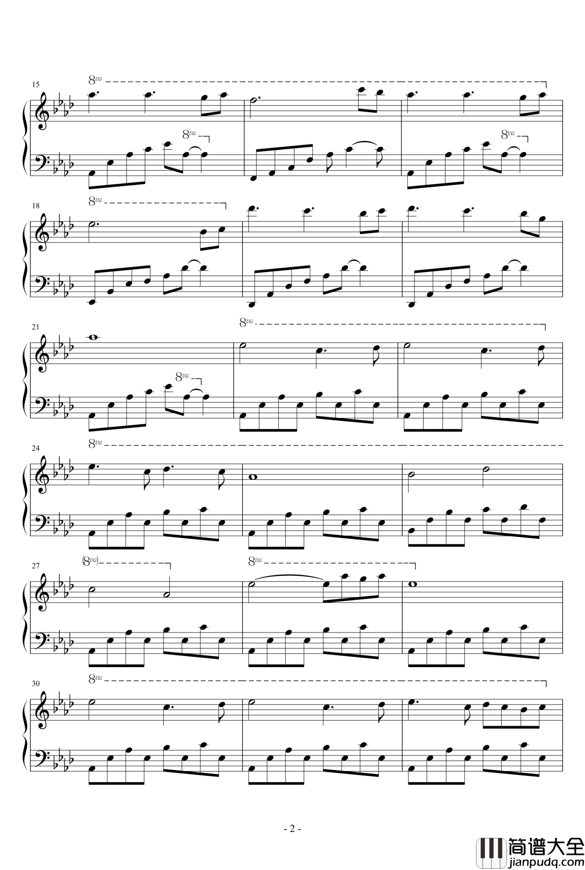 假日幻想钢琴谱_白菜竹菌