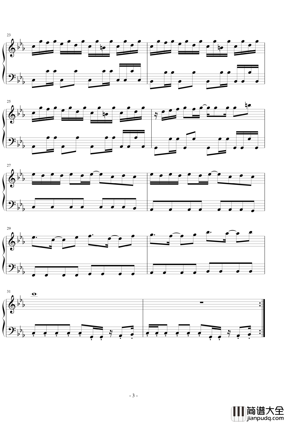 Heart_of_fire钢琴谱_恶魔城