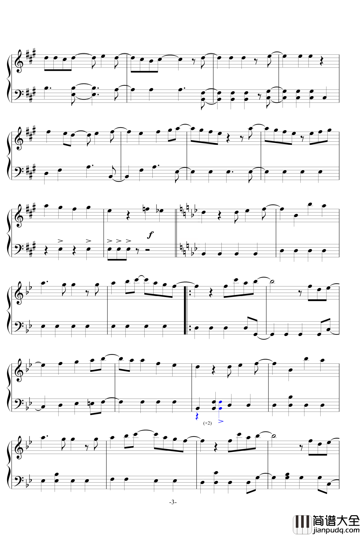 ールズルール钢琴谱_乃木坂46