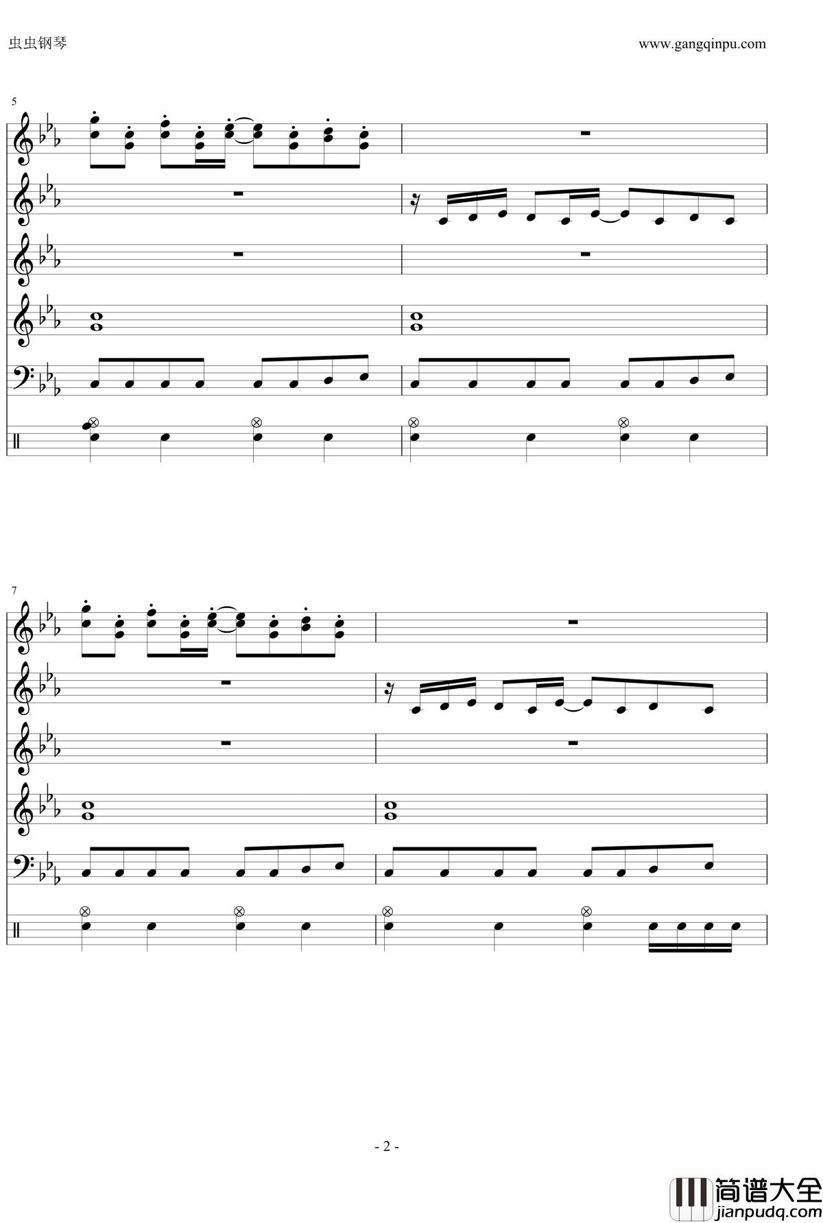 恶魔城自制BGM钢琴谱_恶魔城