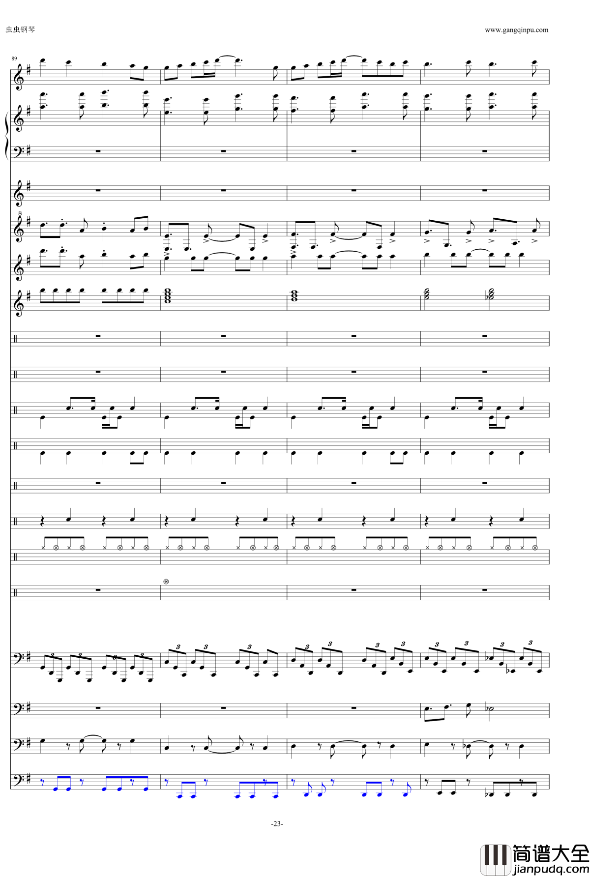 eternal_reality钢琴谱_fripSide