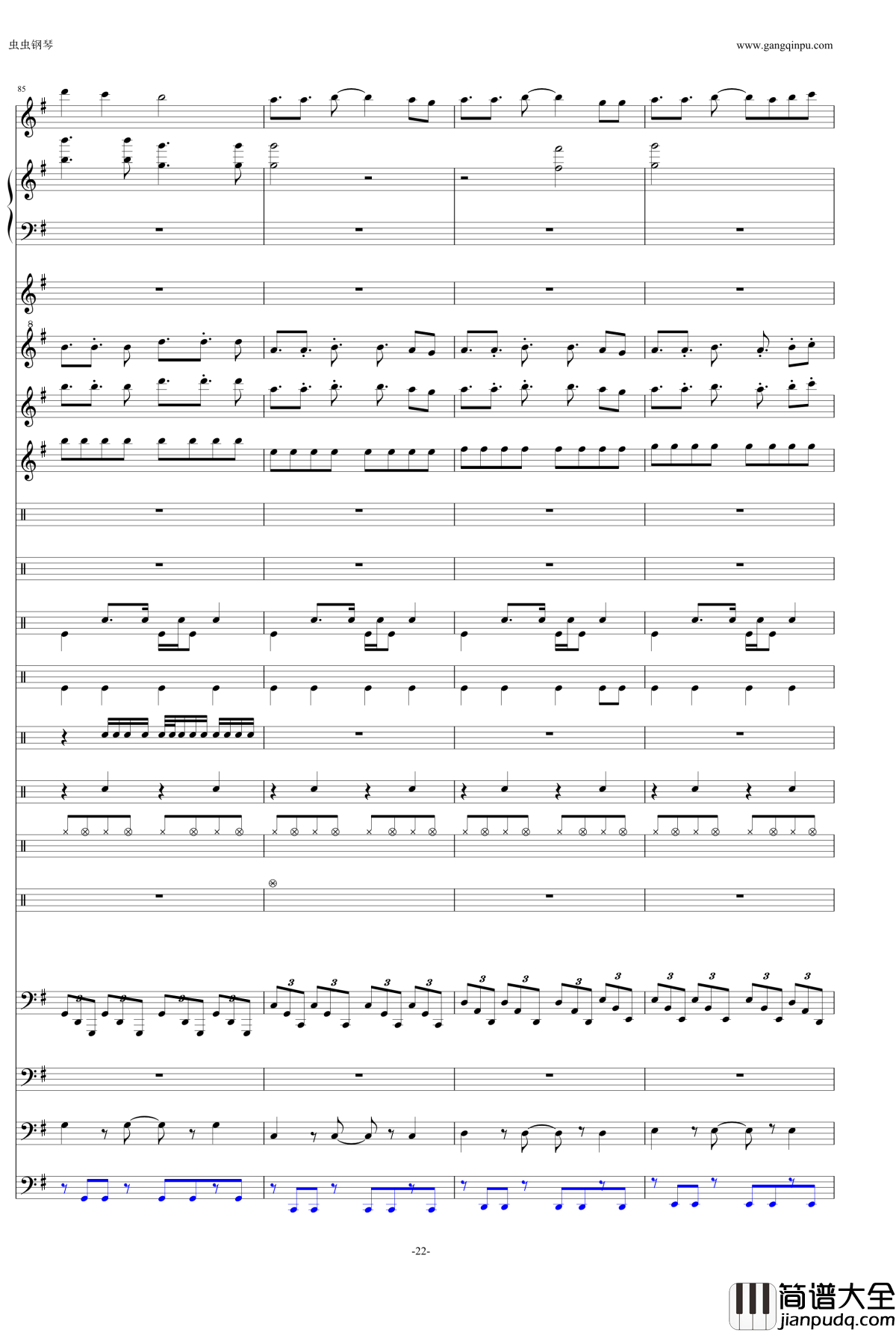 eternal_reality钢琴谱_fripSide