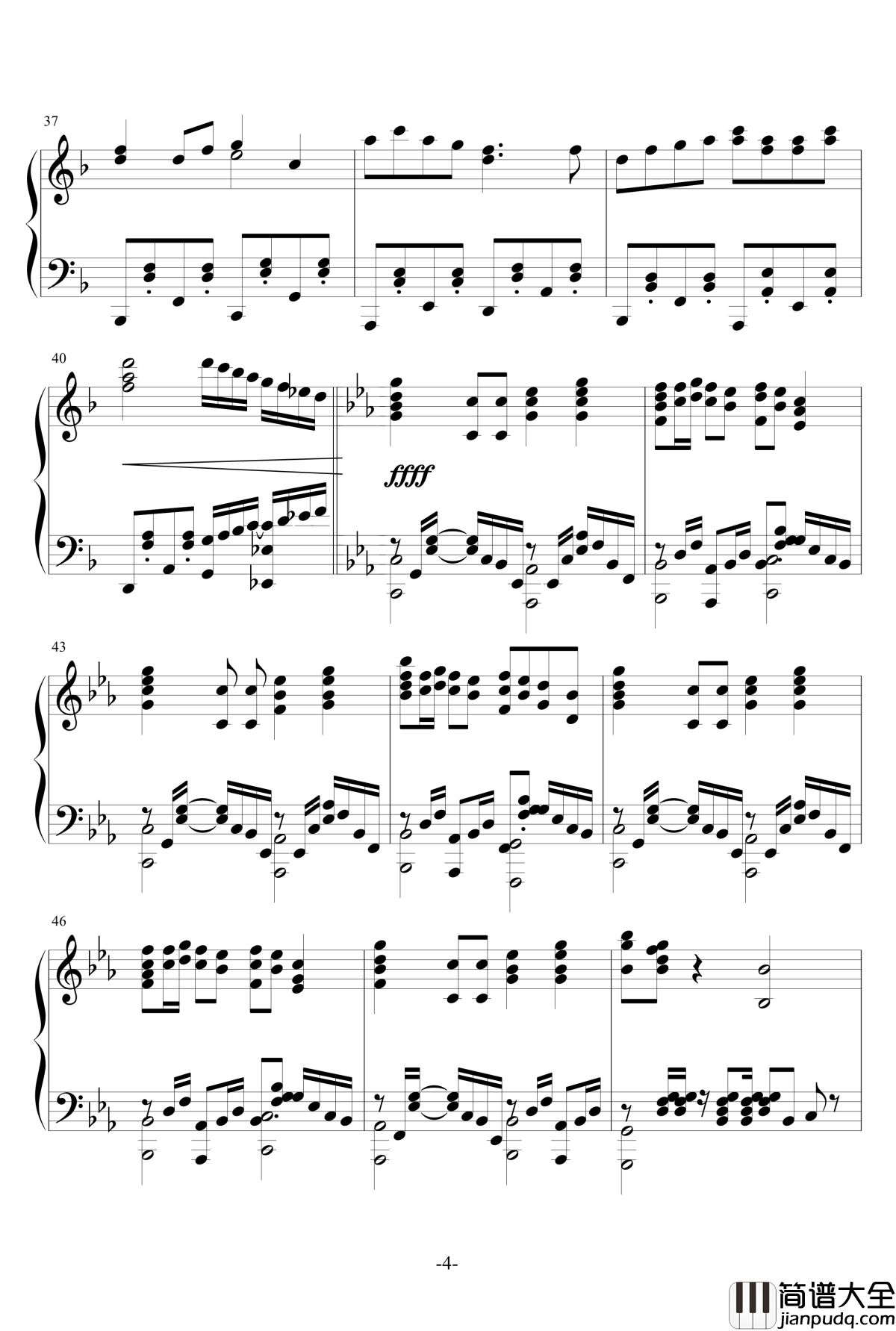 最炫小苹果钢琴谱_宋翊梵