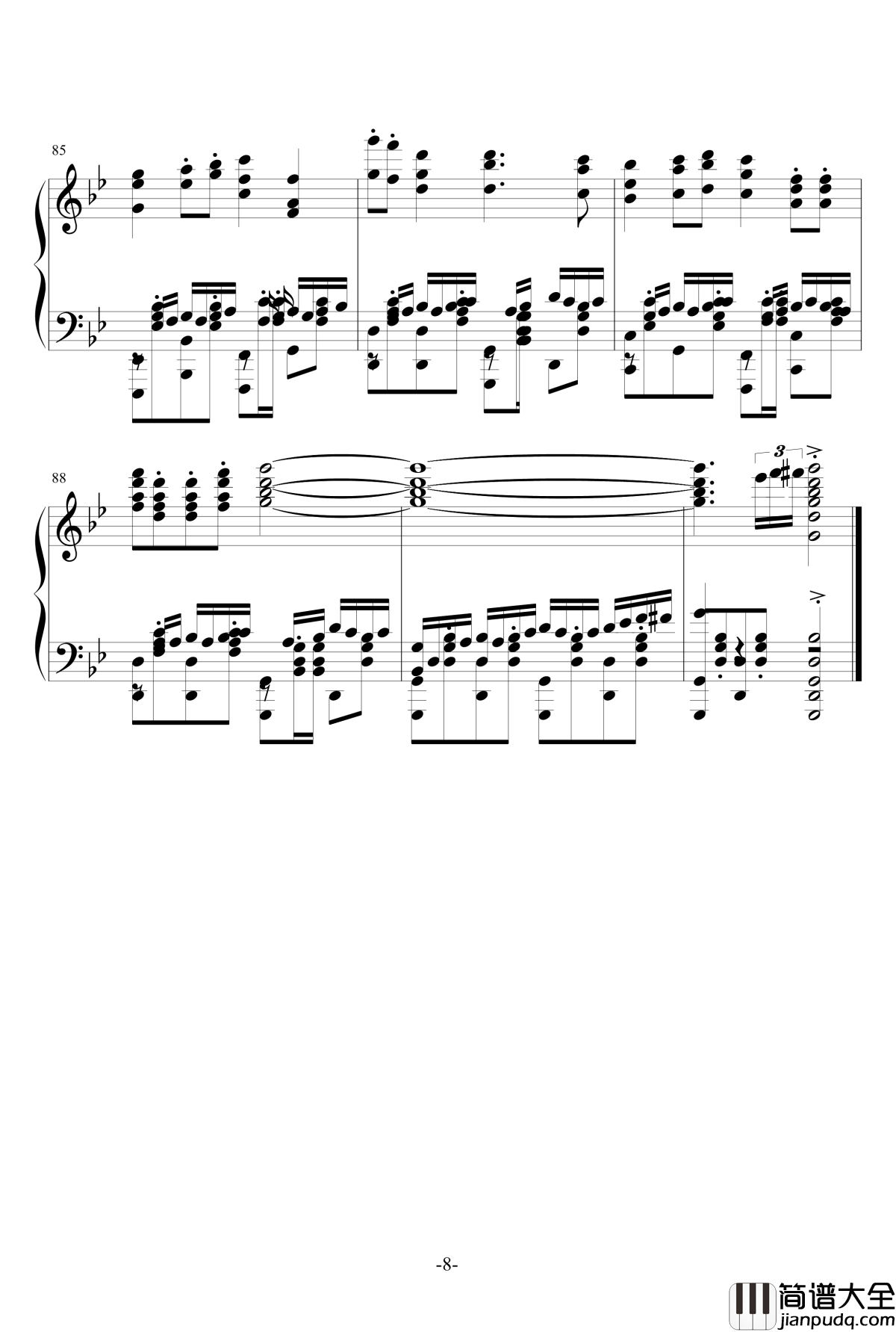 最炫小苹果钢琴谱_宋翊梵