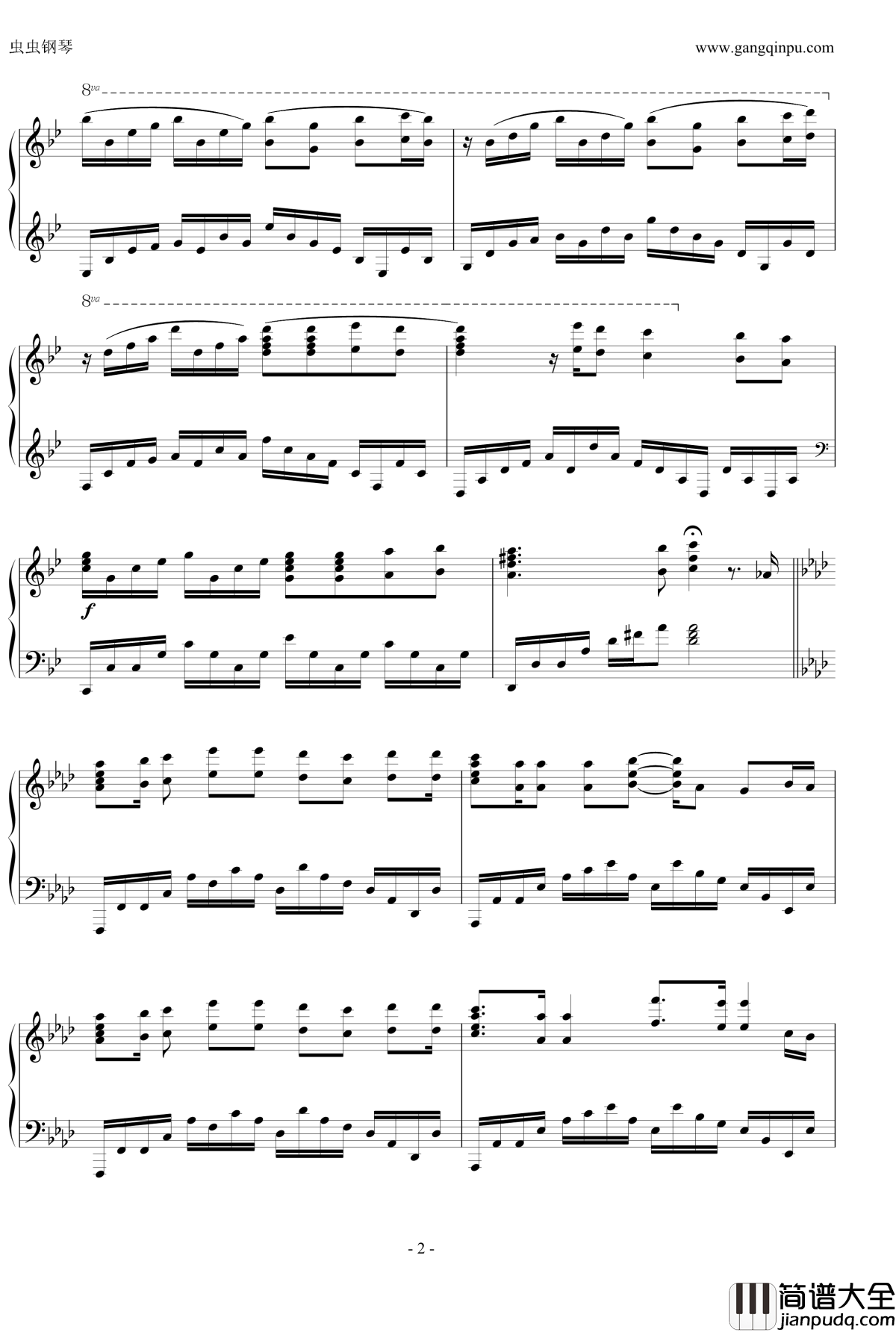 ideal_white钢琴谱_Fate_Stay_night_UBW_OP