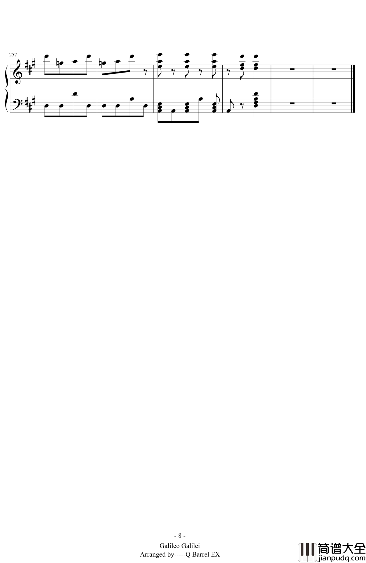 王牌投手振臂高挥夏季大赛篇op钢琴谱_夏空修正版_王牌投手