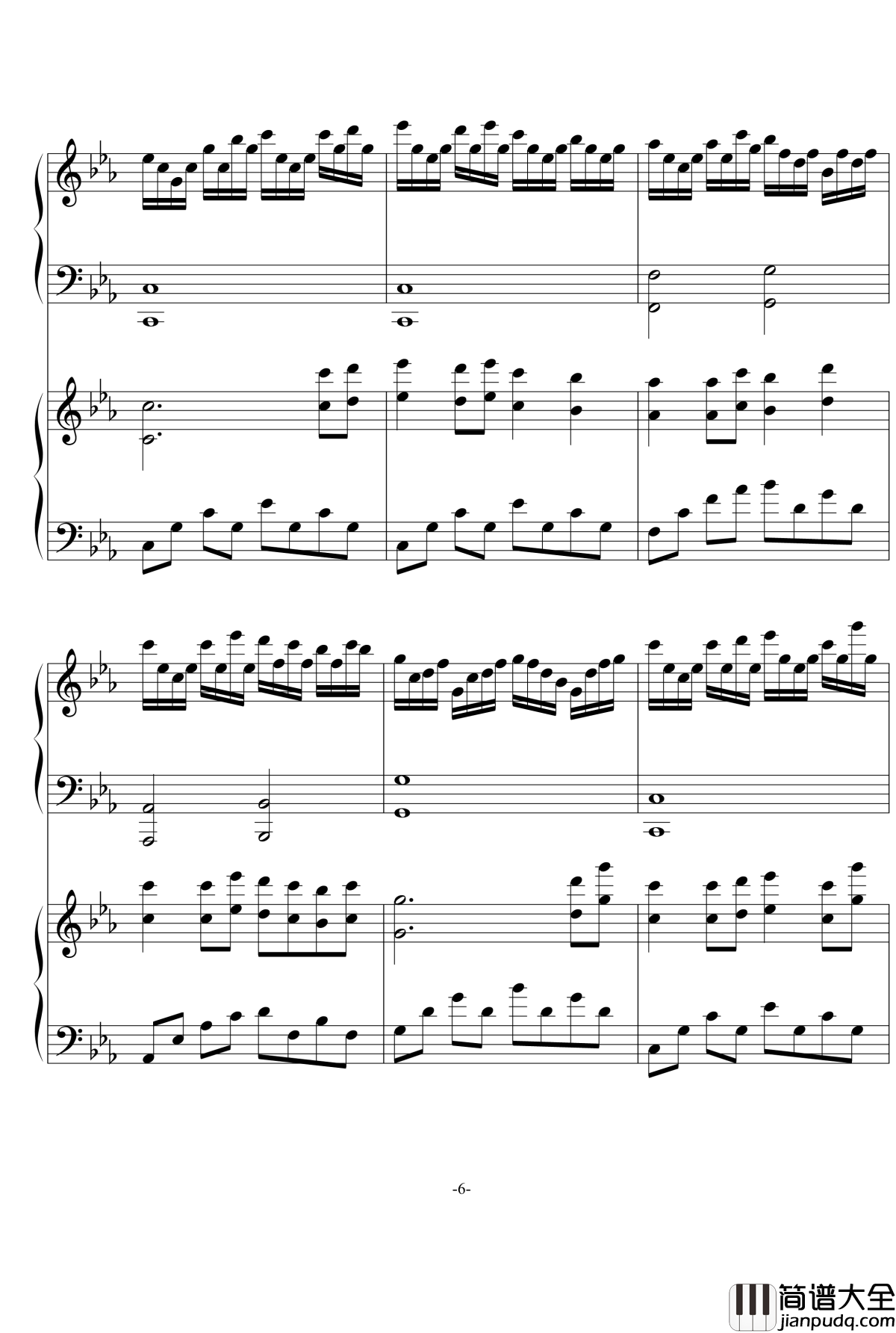 悲伤の日暮记忆钢琴谱_as2134