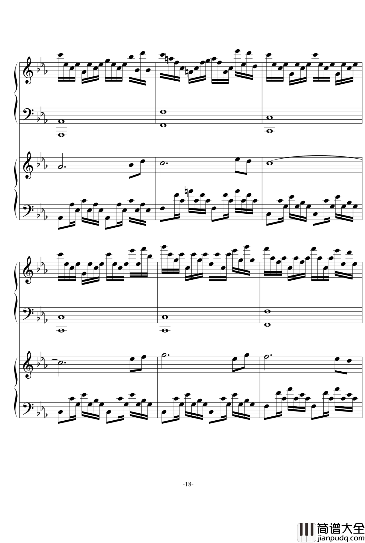 悲伤の日暮记忆钢琴谱_as2134