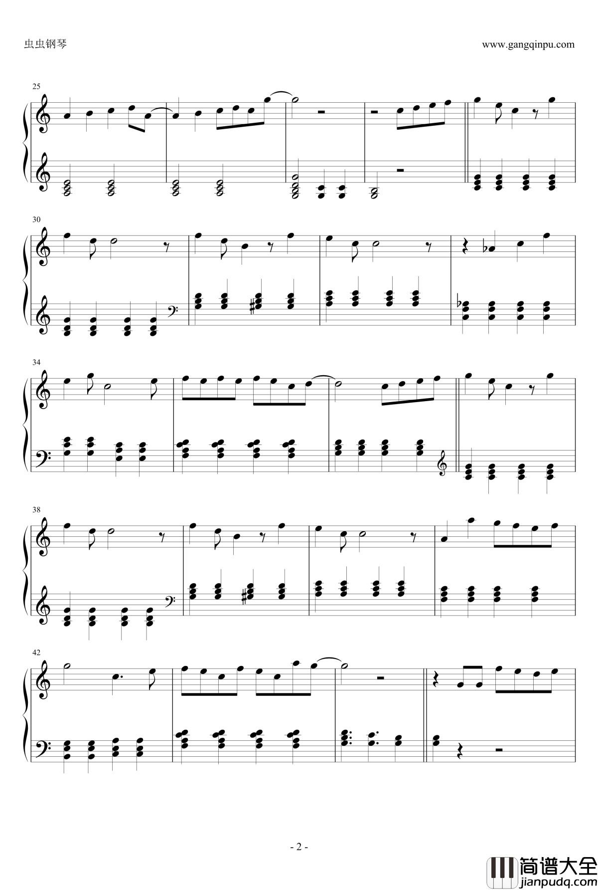 となりのトトロ钢琴谱_龙猫_宫崎骏