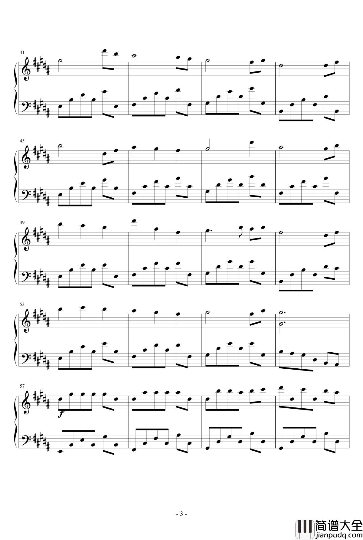 离心钢琴谱_Supianoz