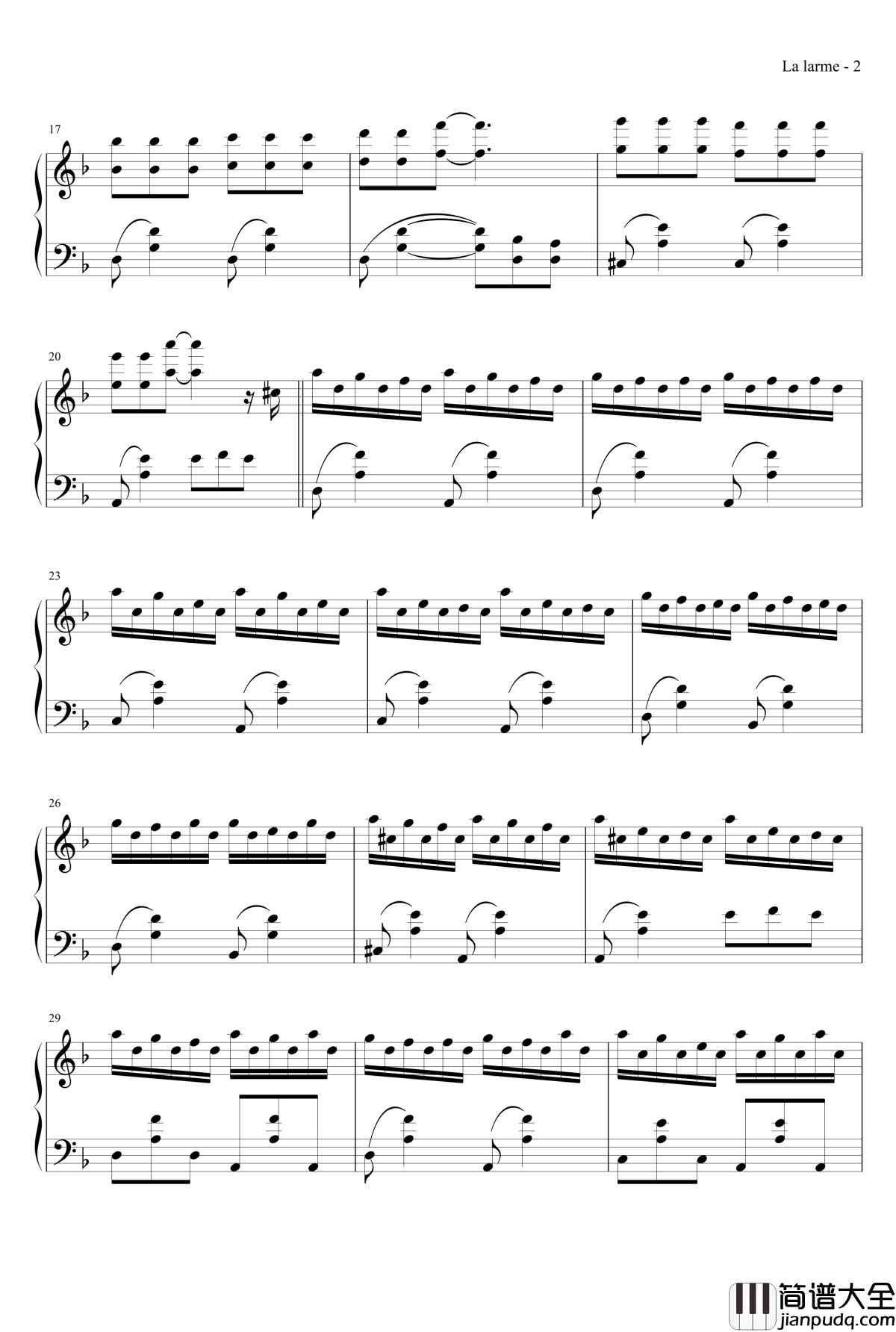 泪落之时钢琴谱_MrSHUM