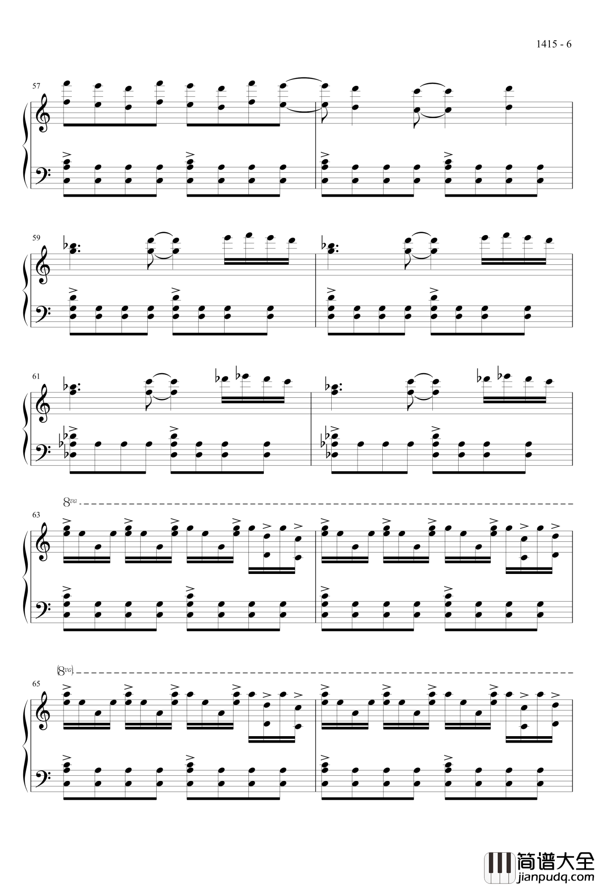 林荫大道钢琴谱_MrSHUM