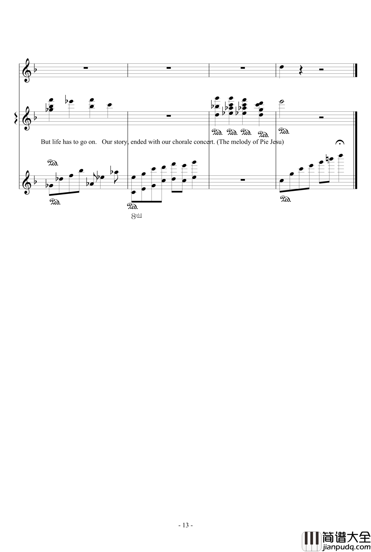 Concert_Boy钢琴谱_Dr_Hope