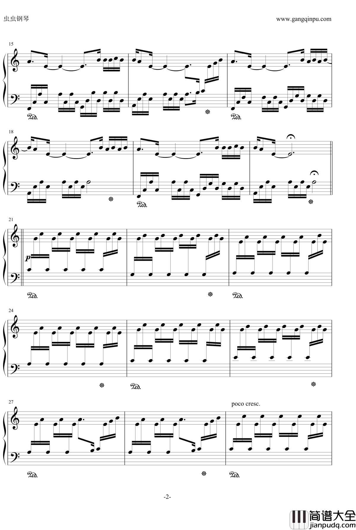 Una_Mattina钢琴谱_Ludovico_Einaudi