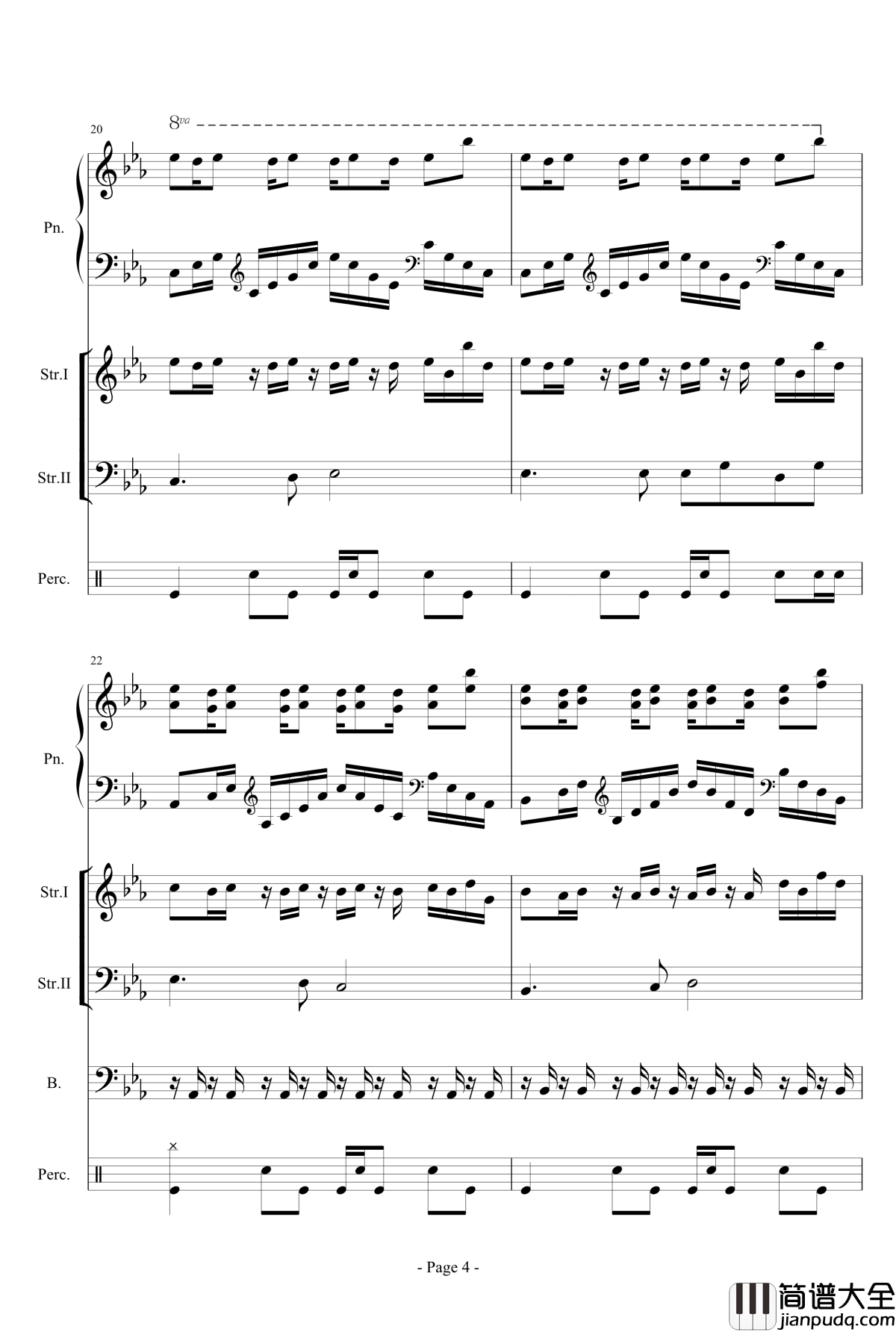 时间钢琴谱_lujianxiang555