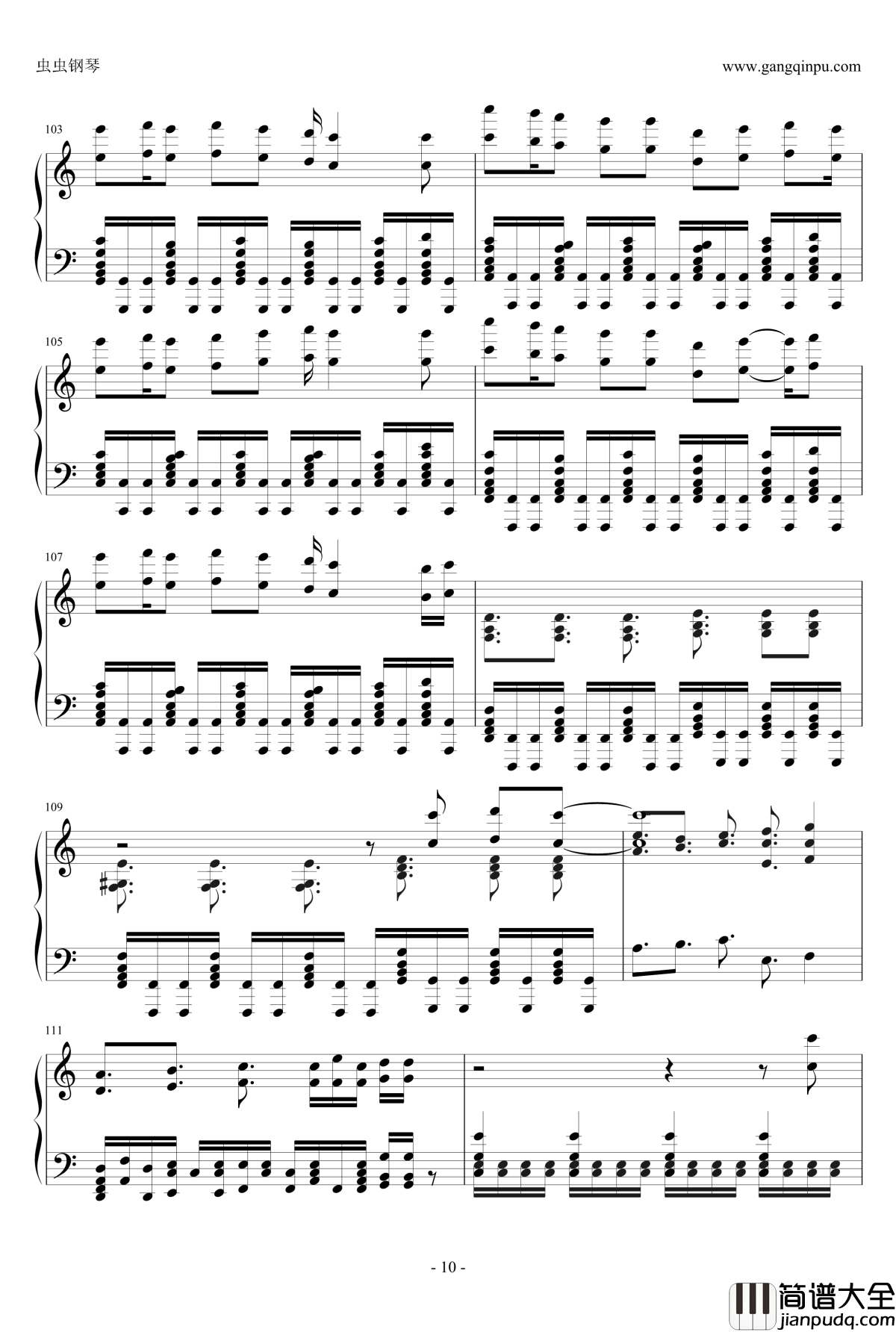 My_Dearest钢琴谱_ENE_罪恶王冠OP