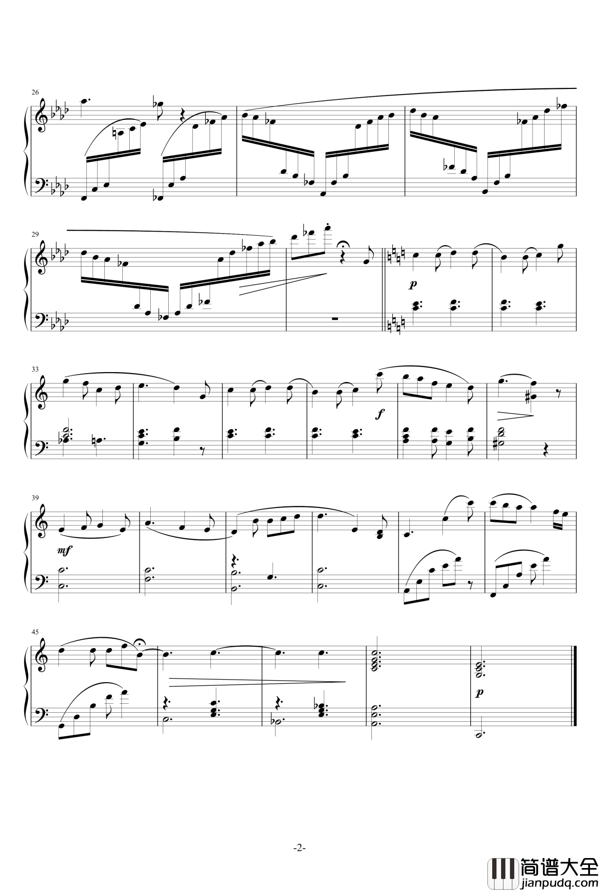 即兴弹奏整理No.1钢琴谱_乐之琴