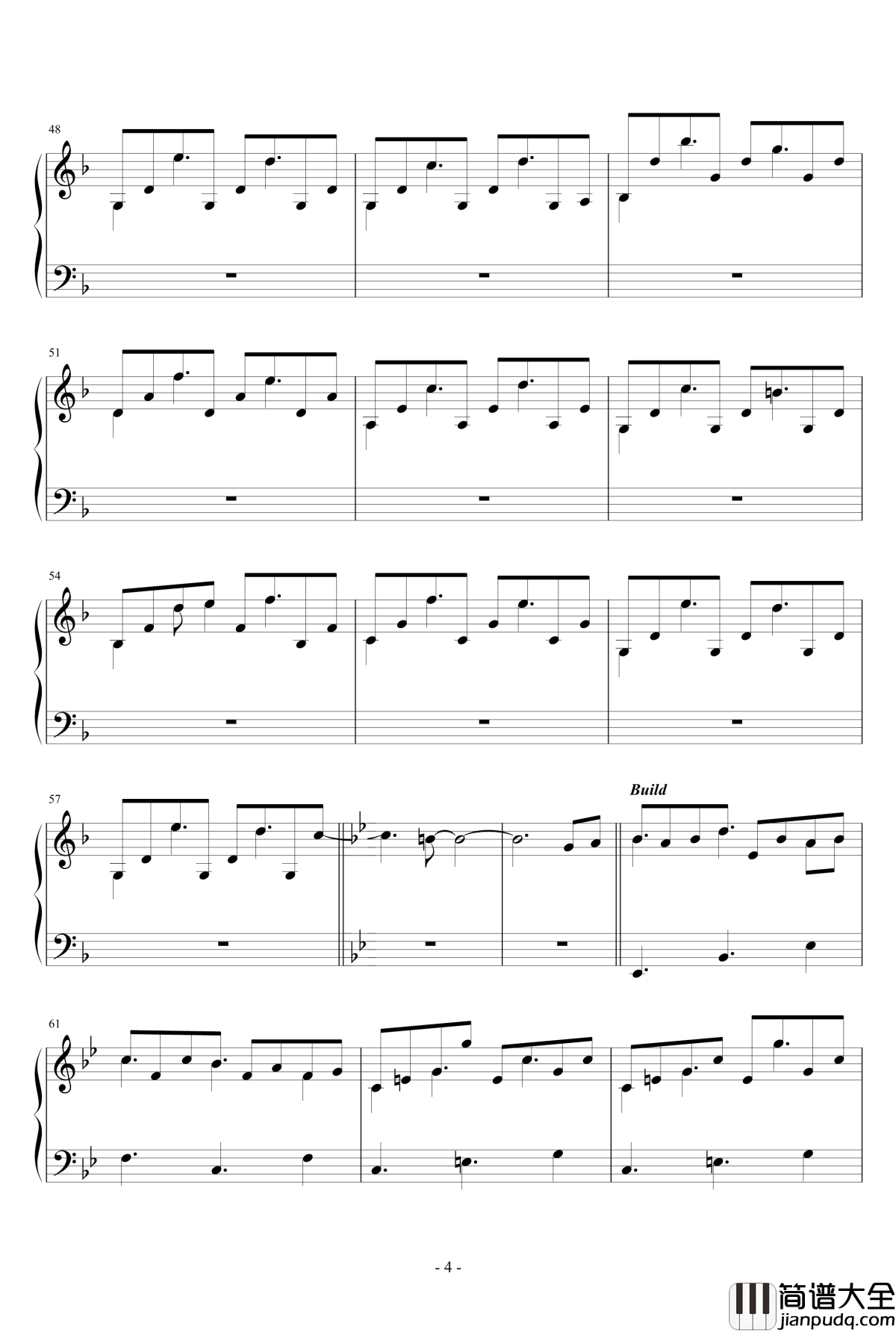 冻结钢琴谱_Freeze_lcx64579