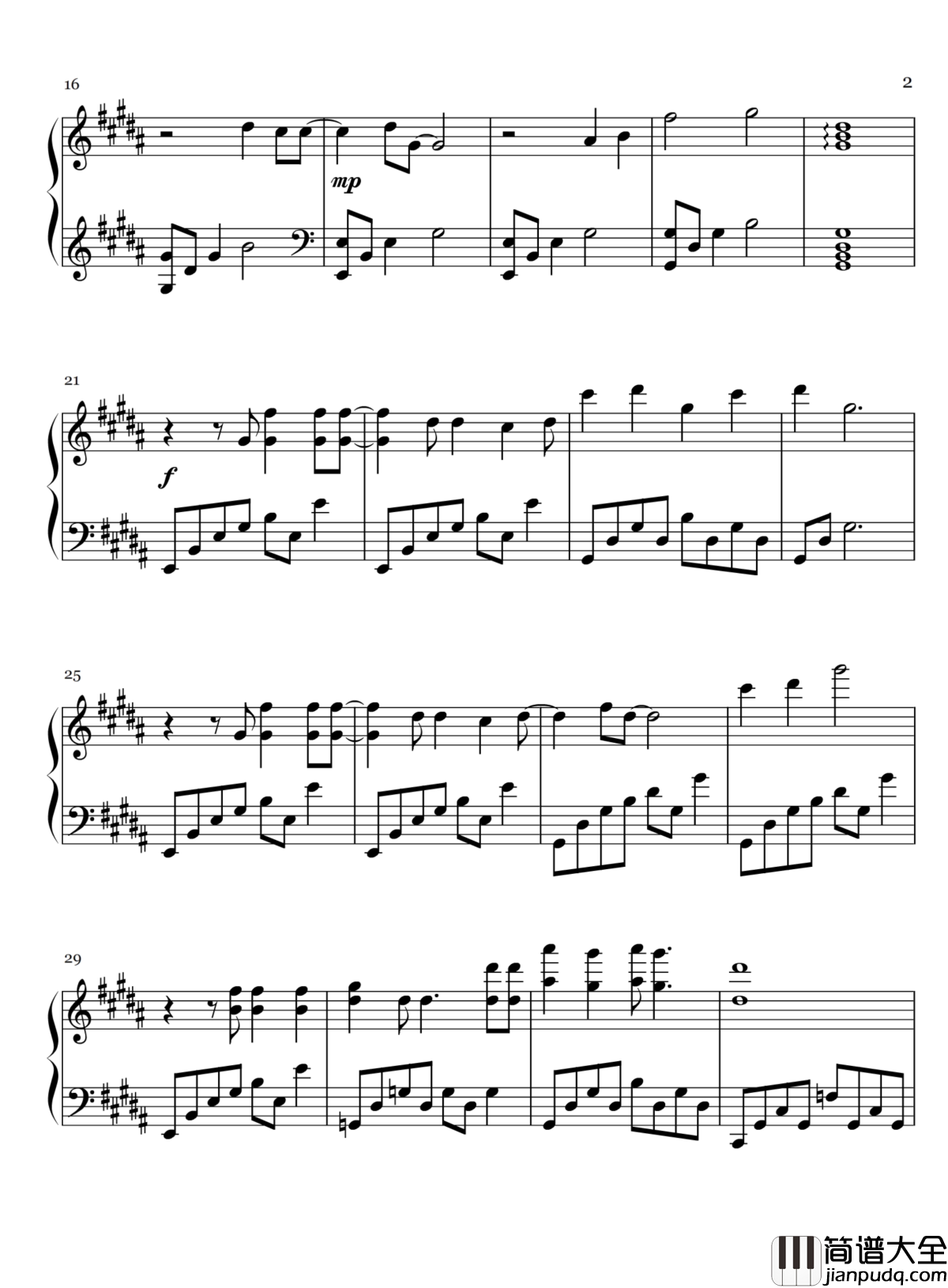 Glassy_Sky钢琴谱_东京喰种第二季OST_金木研