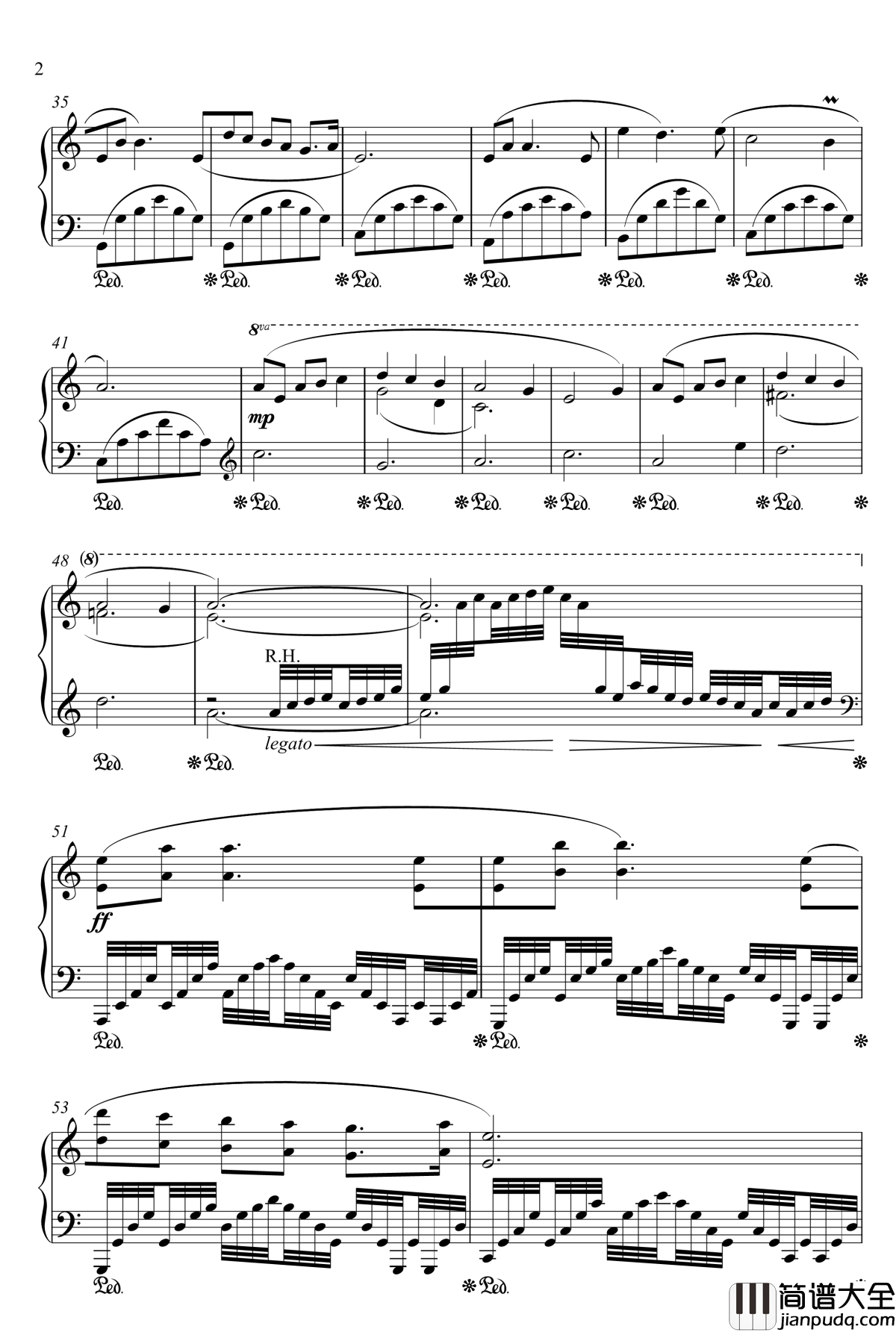 相思钢琴谱_作废_西游记后传