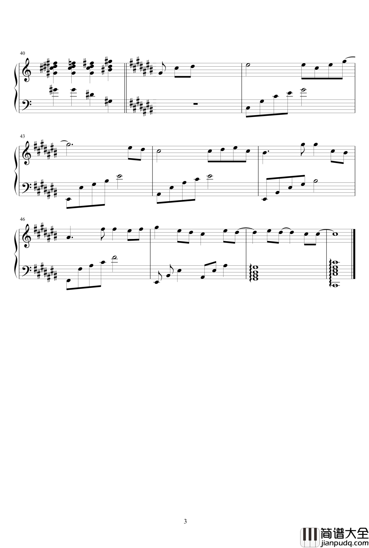 疼痛爱情钢琴谱_继承者们_The_Heirs_OST__painful_love_李敏镐