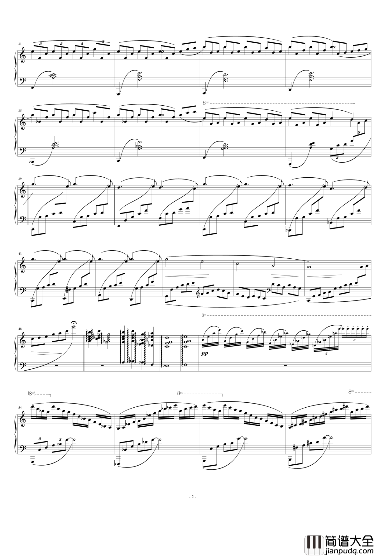 梦中的童谣钢琴谱_无限