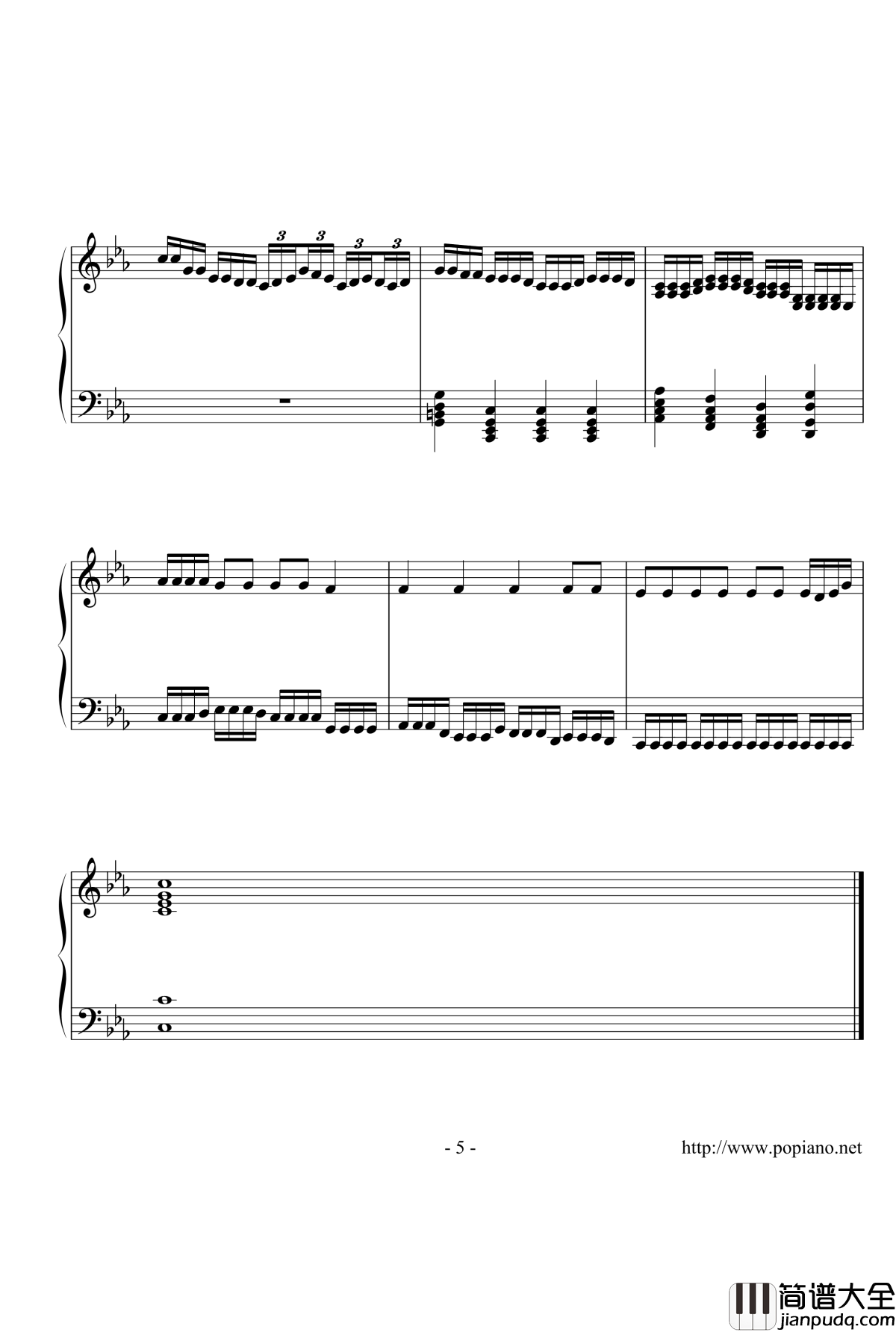 炫彩曲钢琴谱_27890146