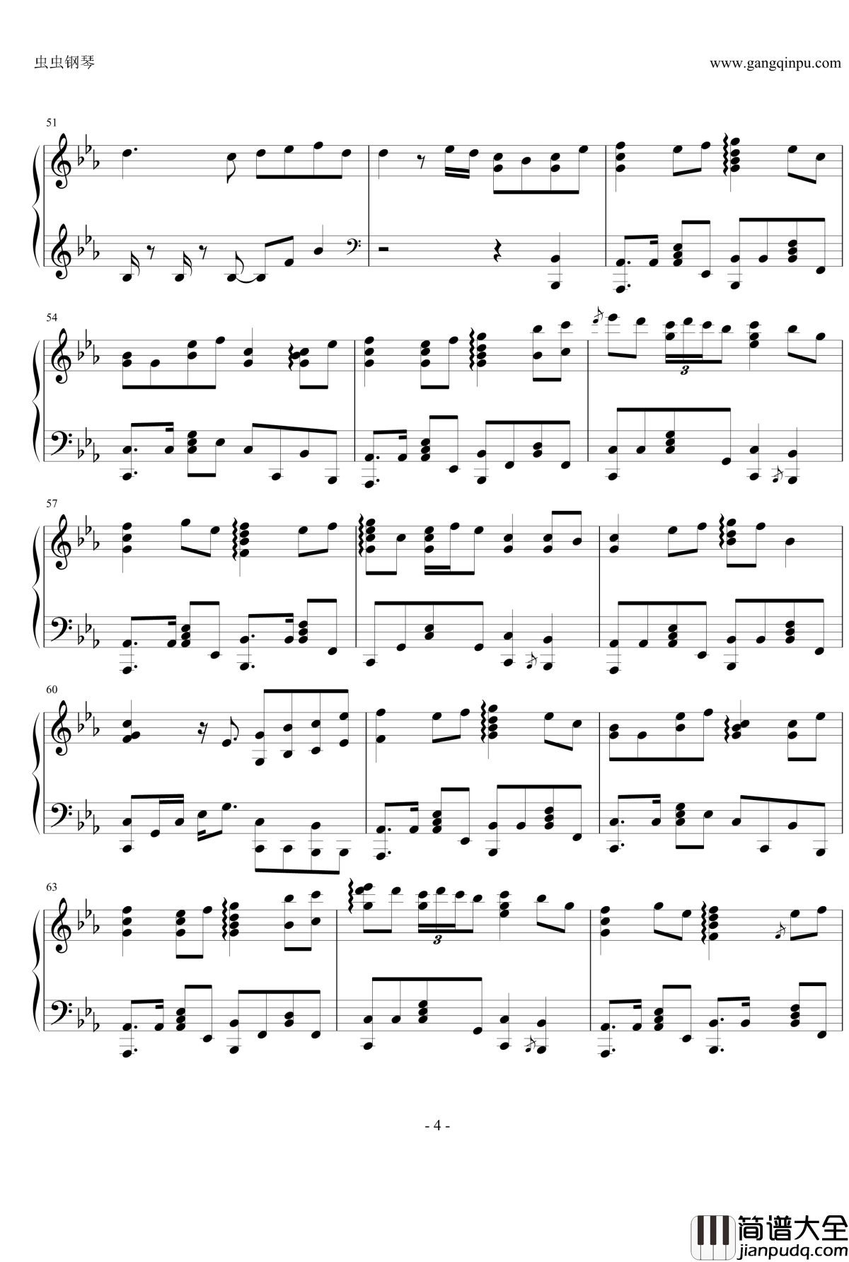 砕月钢琴谱_东方_触手猴_东方project