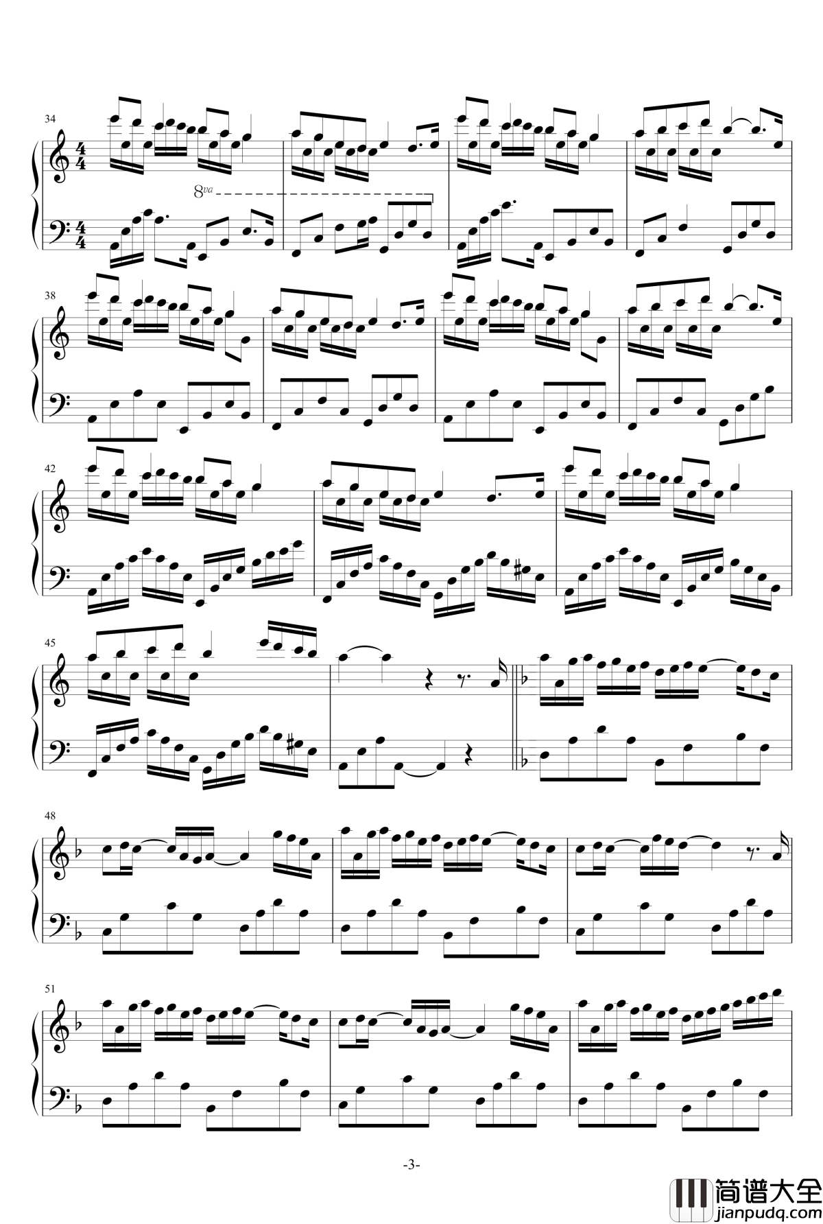 You_Never_Know_My_Love钢琴谱_五九楼