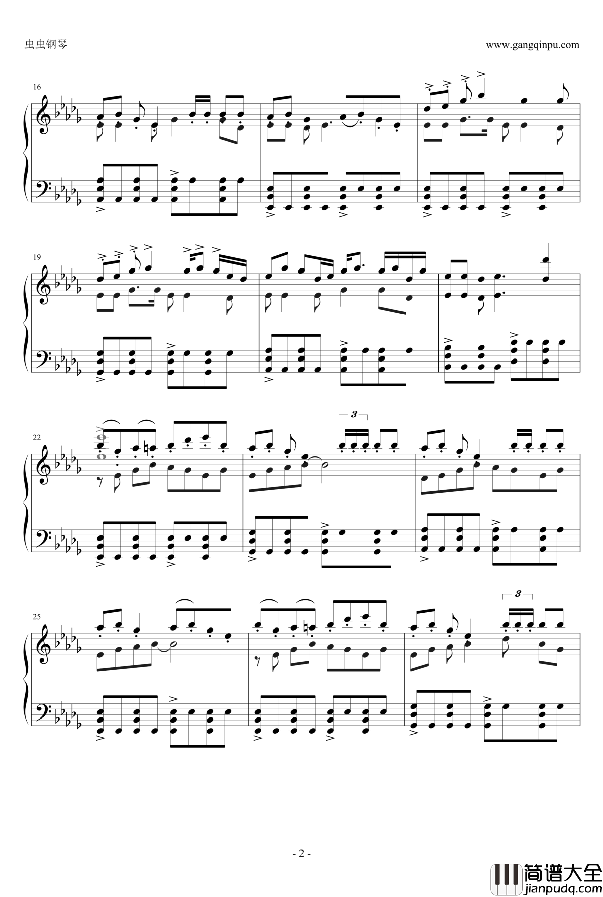 普通的disco钢琴谱_洛天依