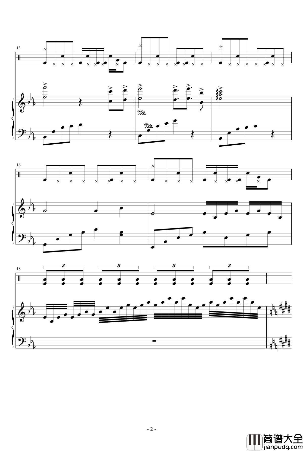 如果不能在一起钢琴谱_爱国者贾泓运