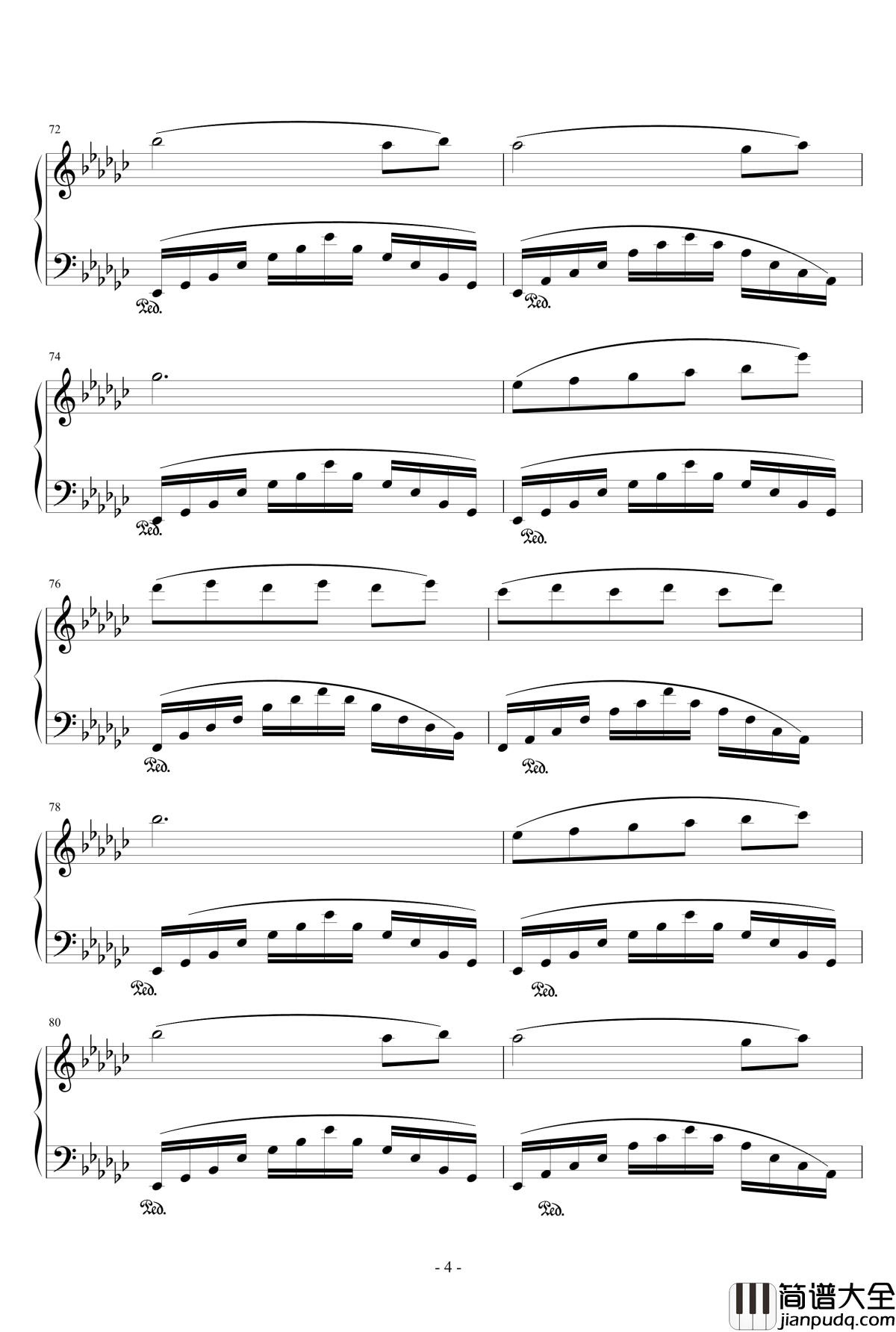 十二点的舞步钢琴谱_雨季微凉时