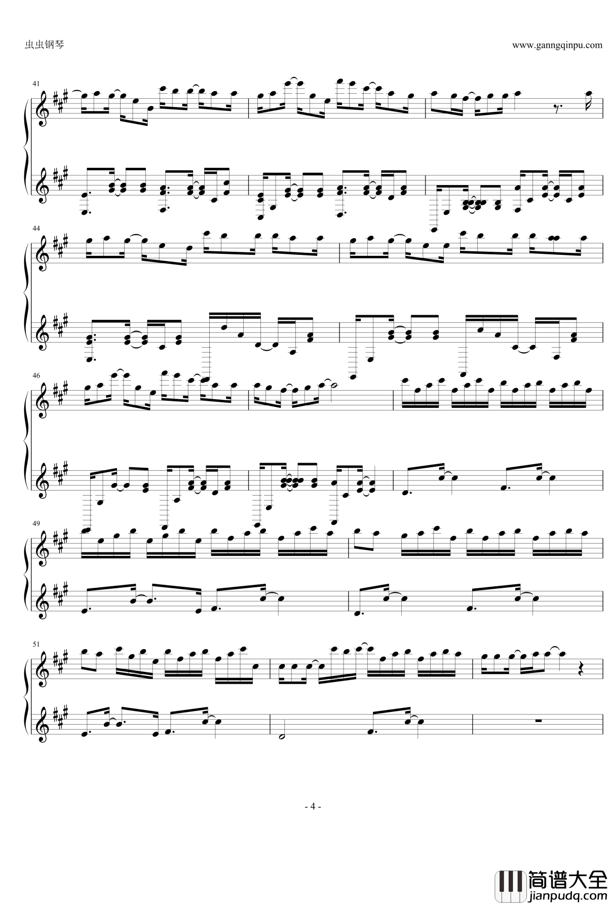 东京食尸鬼主题曲钢琴谱_Unravel