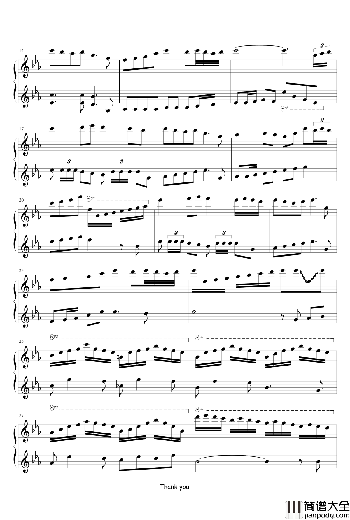 蘑菇城内钢琴谱_冒险岛