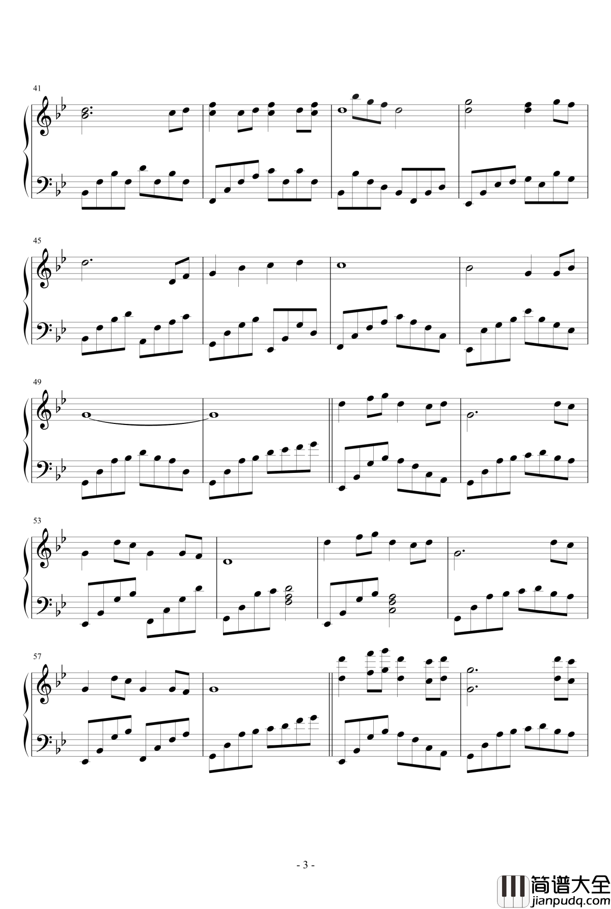 宁月钢琴谱_动漫