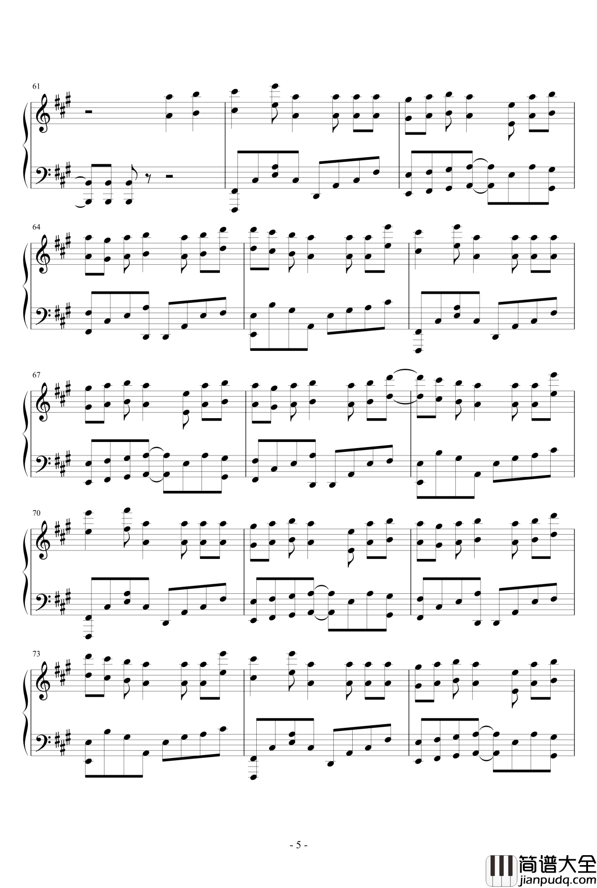 夜光烟花钢琴谱_ENE_1003531967