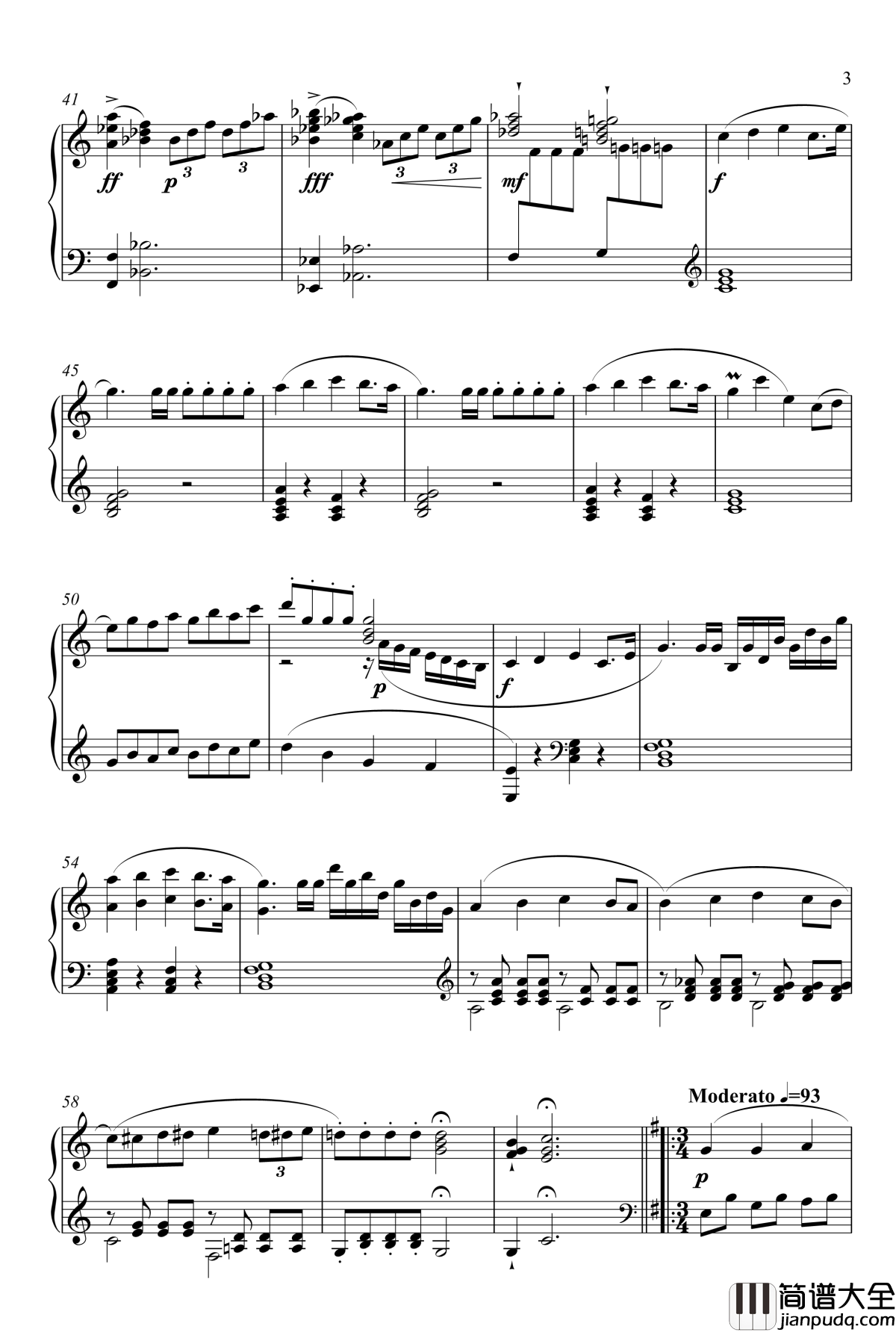 狗咬不还钢琴谱_作废_钢琴小品_张三刀