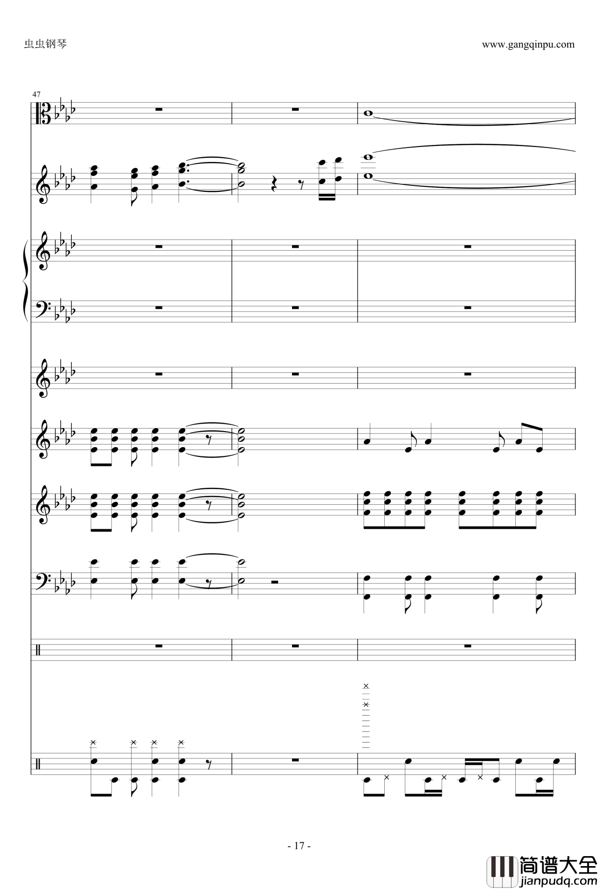 ENE钢琴谱_总谱_刀剑神域