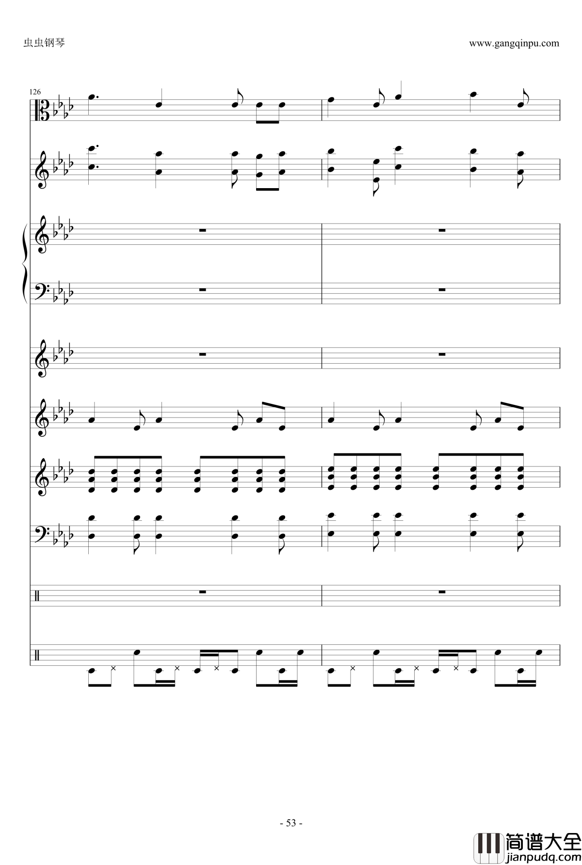 ENE钢琴谱_总谱_刀剑神域