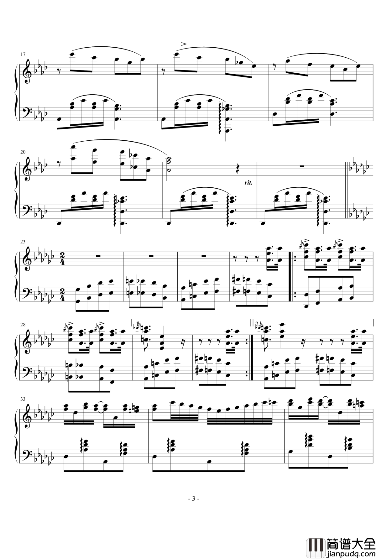 不知道什么风格钢琴谱_nyride