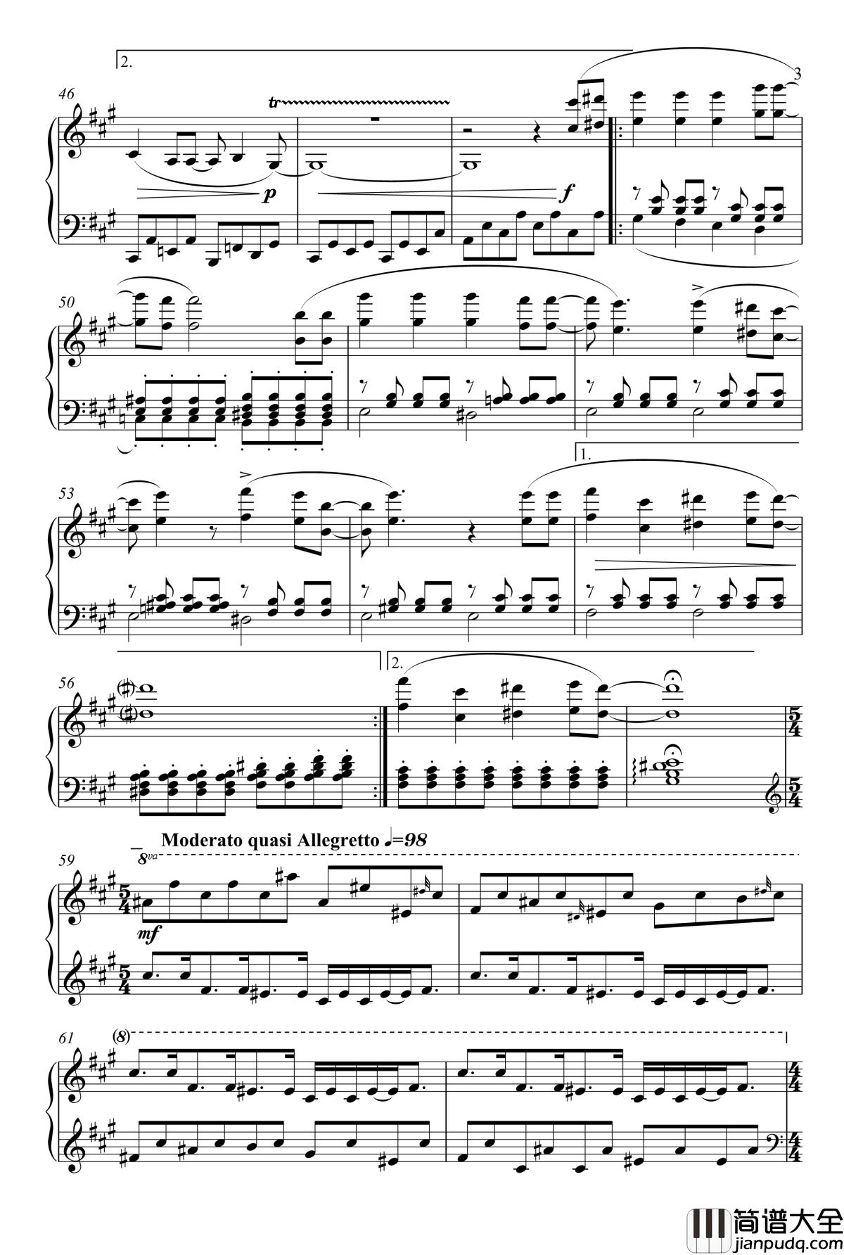 奇迹再现钢琴谱_作废_迪迦奥特曼