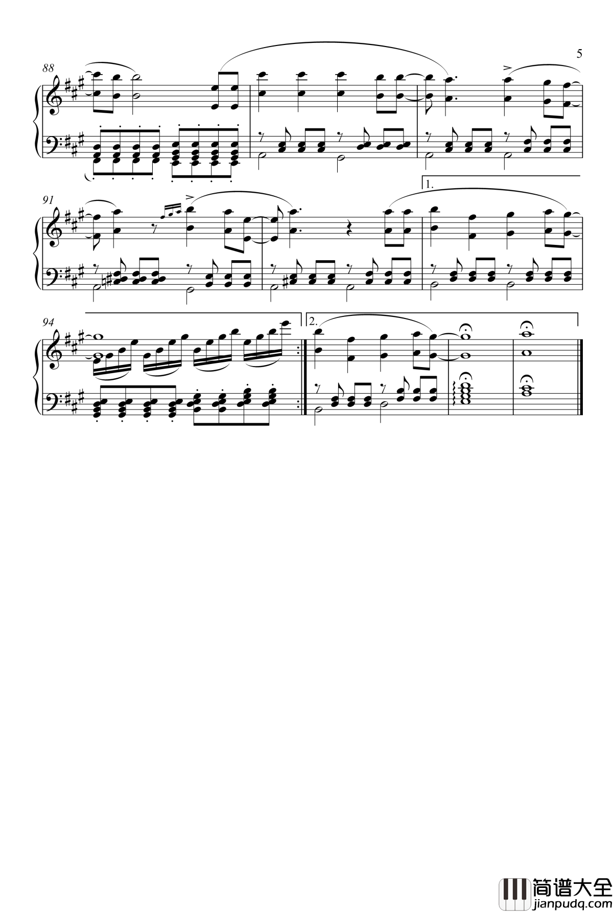 奇迹再现钢琴谱_作废_迪迦奥特曼