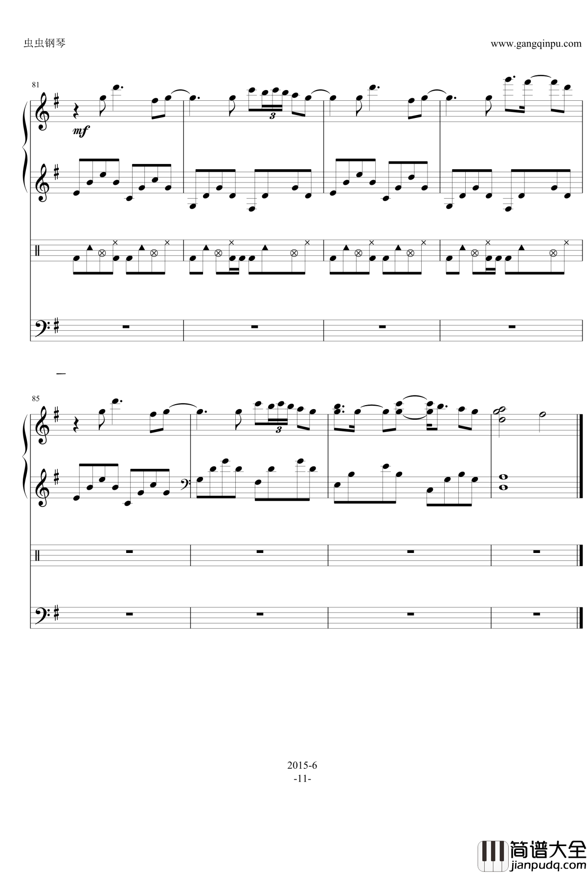 A_Little_Story钢琴谱_Valentine