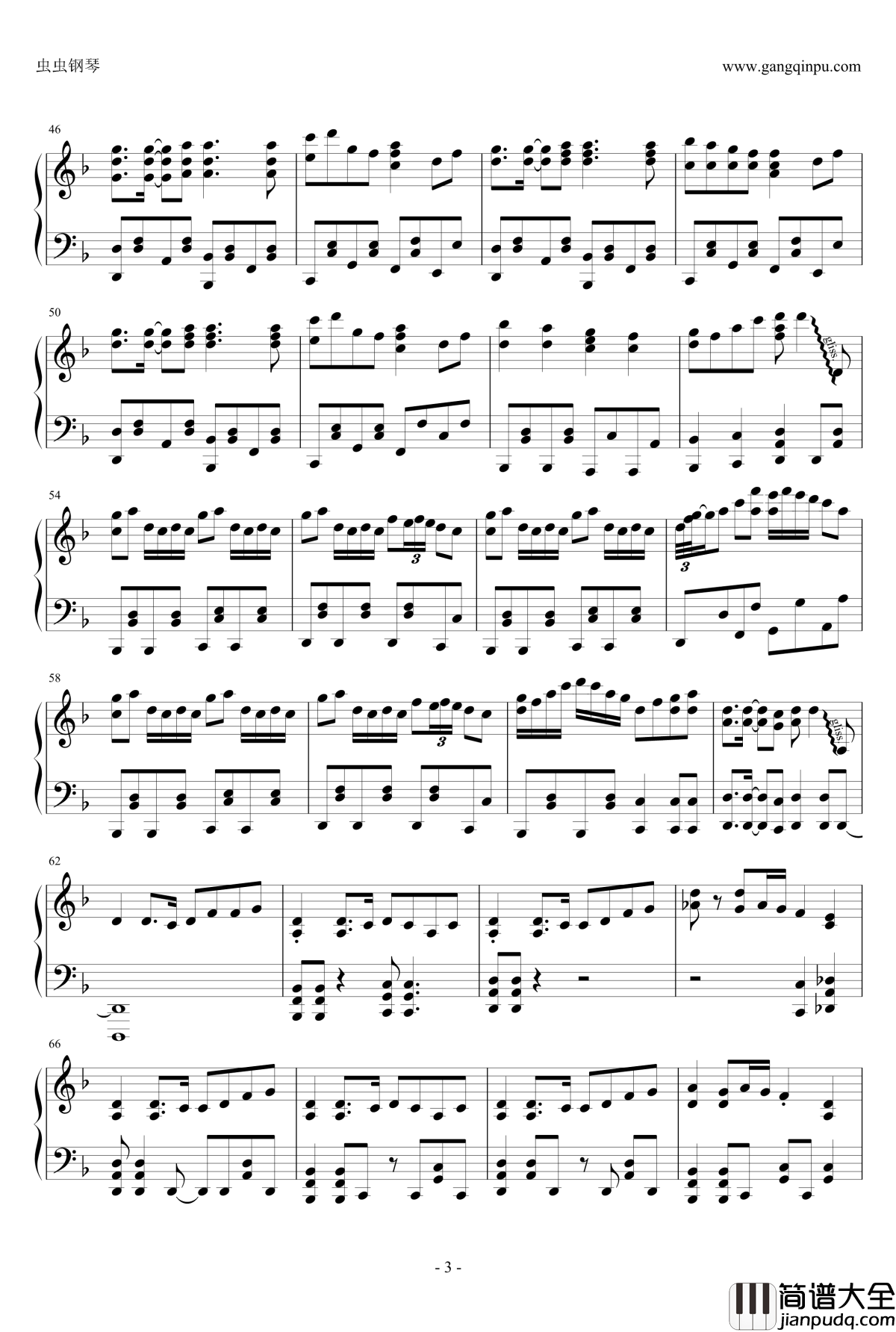 千本樱钢琴谱_钢琴原版_初音未来