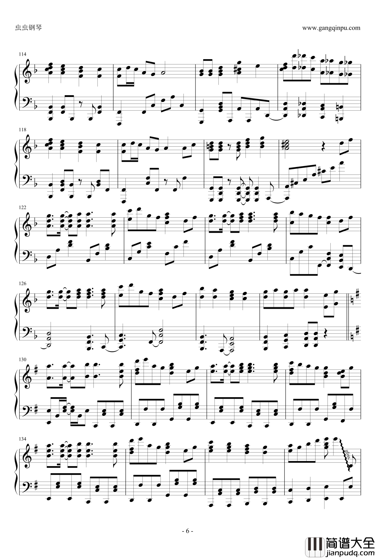 千本樱钢琴谱_钢琴原版_初音未来