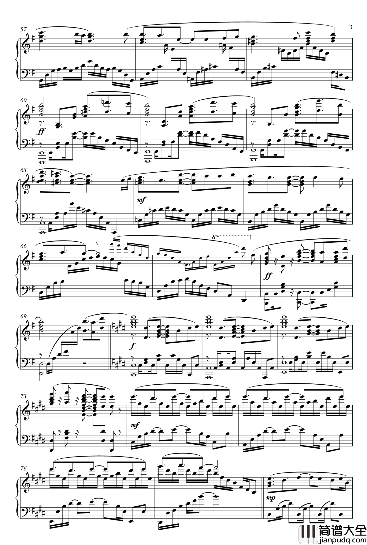 游戏人生_OP钢琴谱_This_Game_Animenz